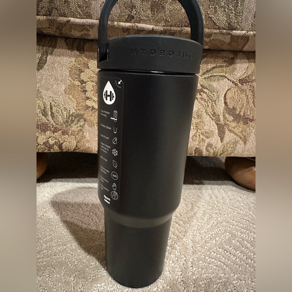 HydroJug Black Sport Bottle - Picture 6 of 7